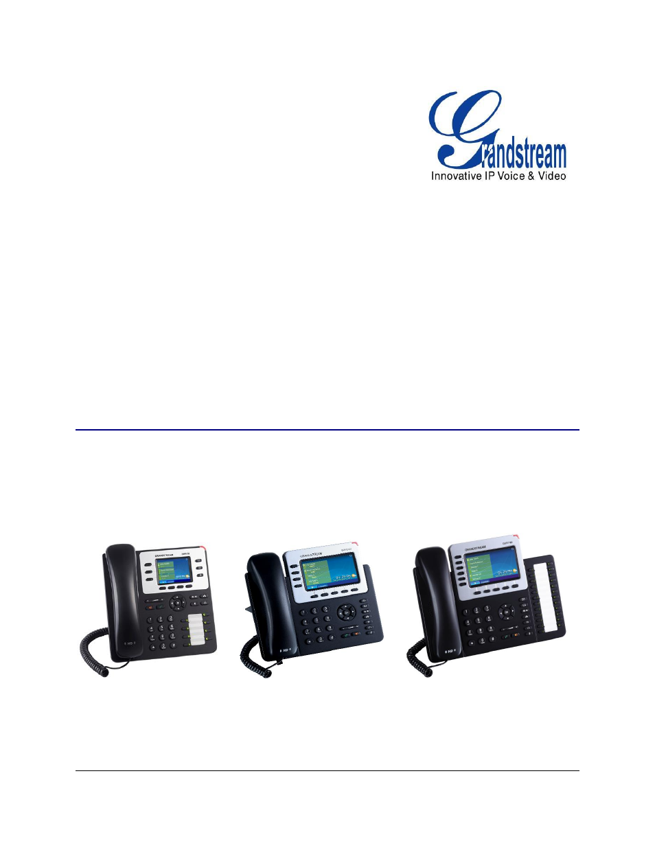 Grandstream GXP2130 User Guide User Manual | 51 pages