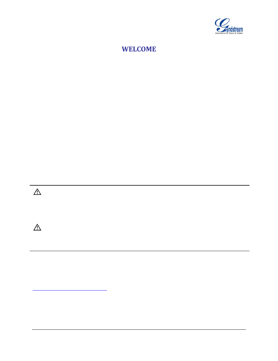 Welcome | Grandstream GXP2130 User Guide User Manual | Page 9 / 51