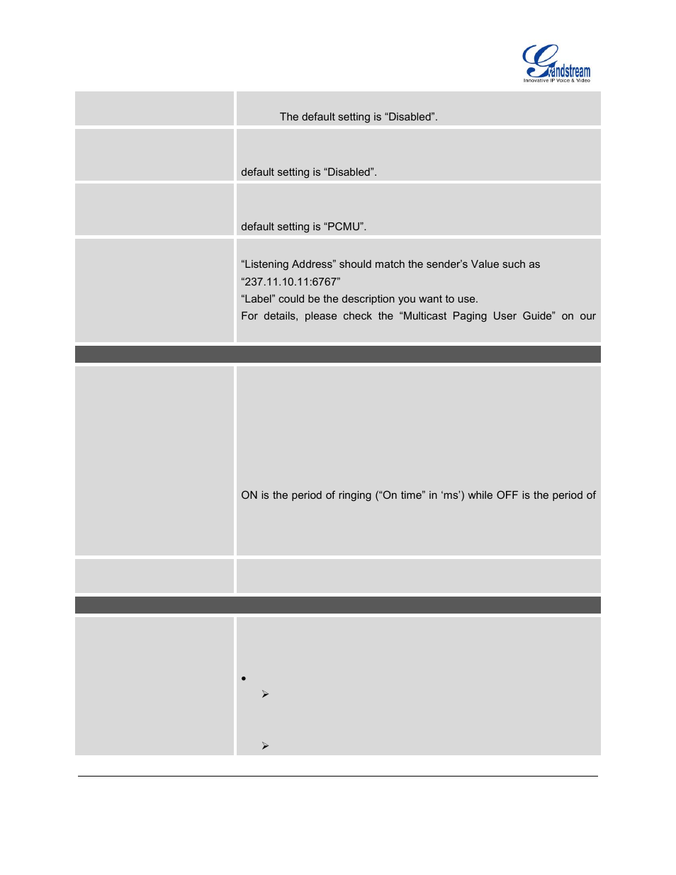 Grandstream GXP2130 Administration Guide User Manual | Page 46 / 85