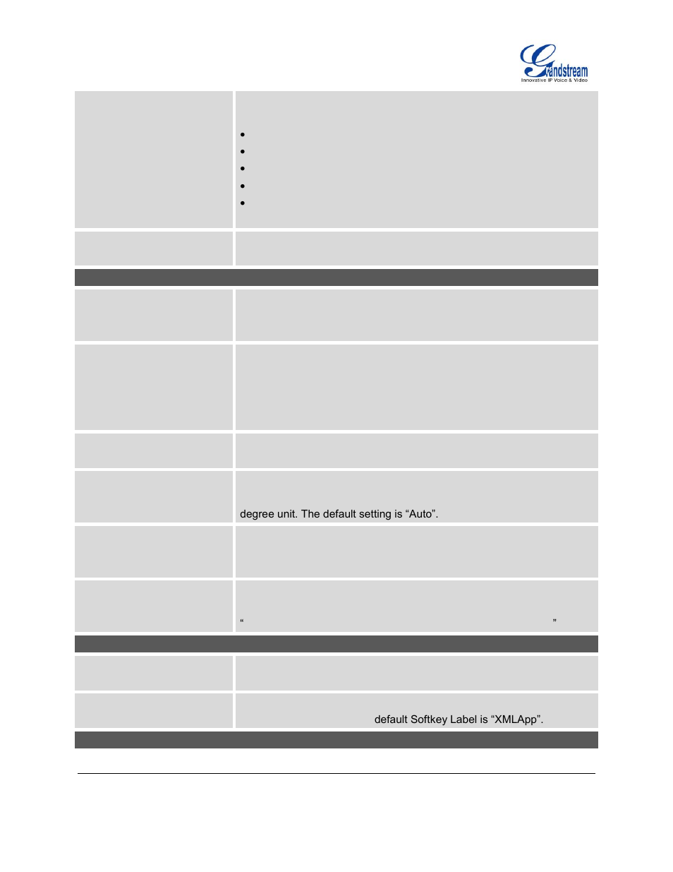 Grandstream GXP2130 Administration Guide User Manual | Page 49 / 85