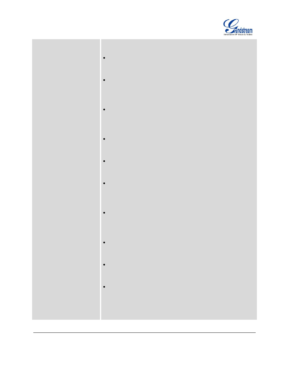 Grandstream GXP2130 Administration Guide User Manual | Page 50 / 85