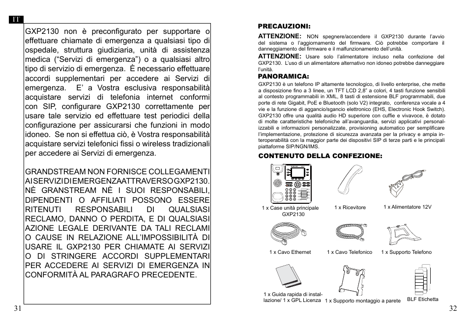 Grandstream GXP2130 Quick Installation Guides User Manual | Page 18 / 23