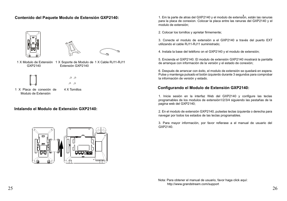 Grandstream GXP2140 Quick Installation Guides User Manual | Page 15 / 31