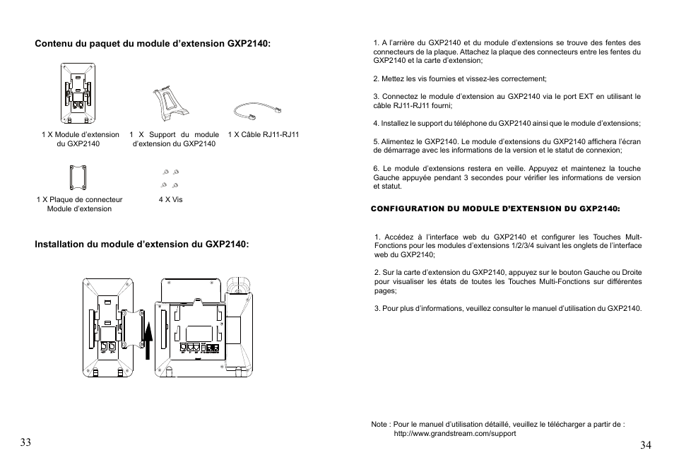 Grandstream GXP2140 Quick Installation Guides User Manual | Page 19 / 31