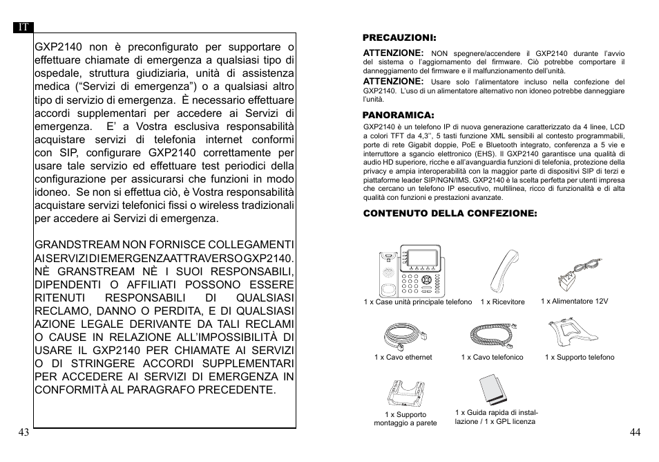 Grandstream GXP2140 Quick Installation Guides User Manual | Page 24 / 31