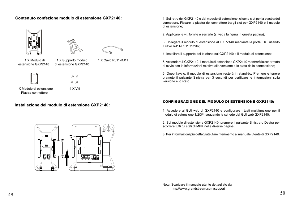 Grandstream GXP2140 Quick Installation Guides User Manual | Page 27 / 31