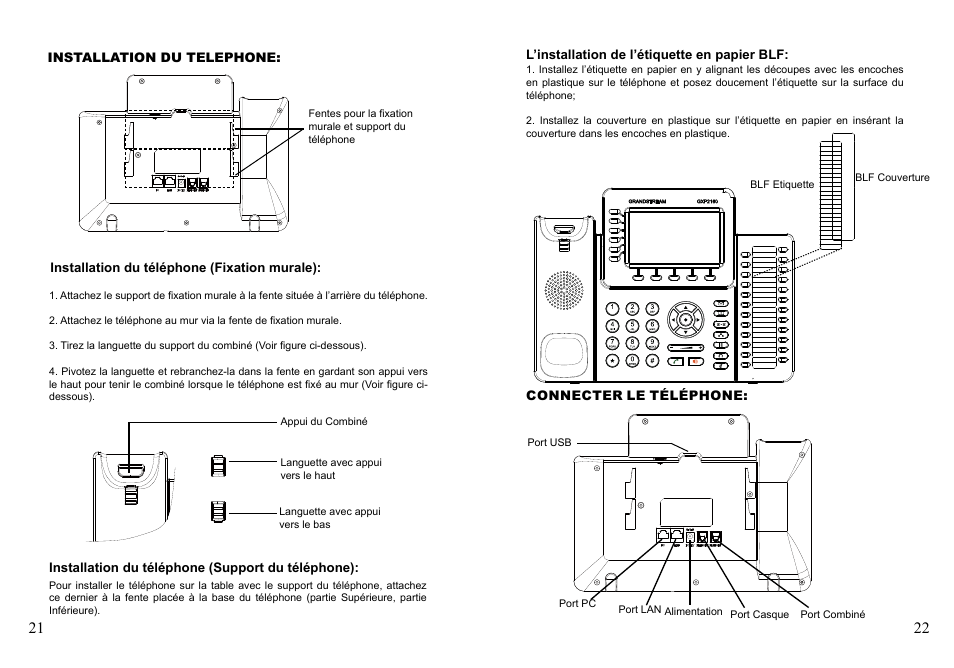 Grandstream GXP2160 Quick Installation Guides User Manual | Page 13 / 23