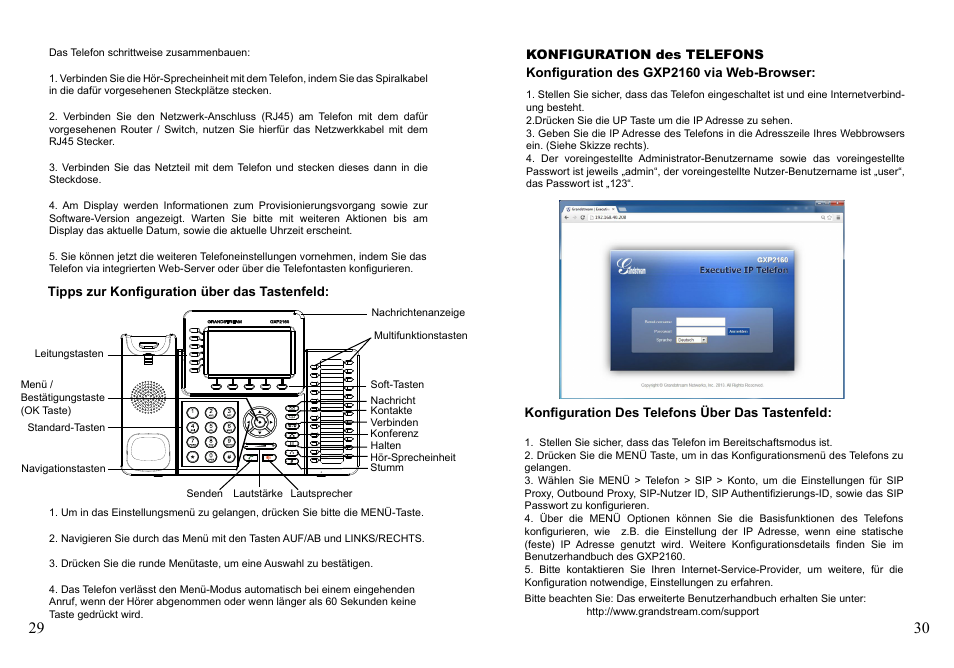 Grandstream GXP2160 Quick Installation Guides User Manual | Page 17 / 23