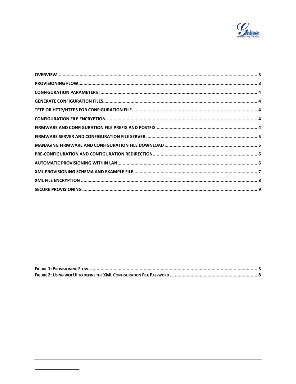 Grandstream SIP Device Provisioning Guide User Manual | Page 2 / 9