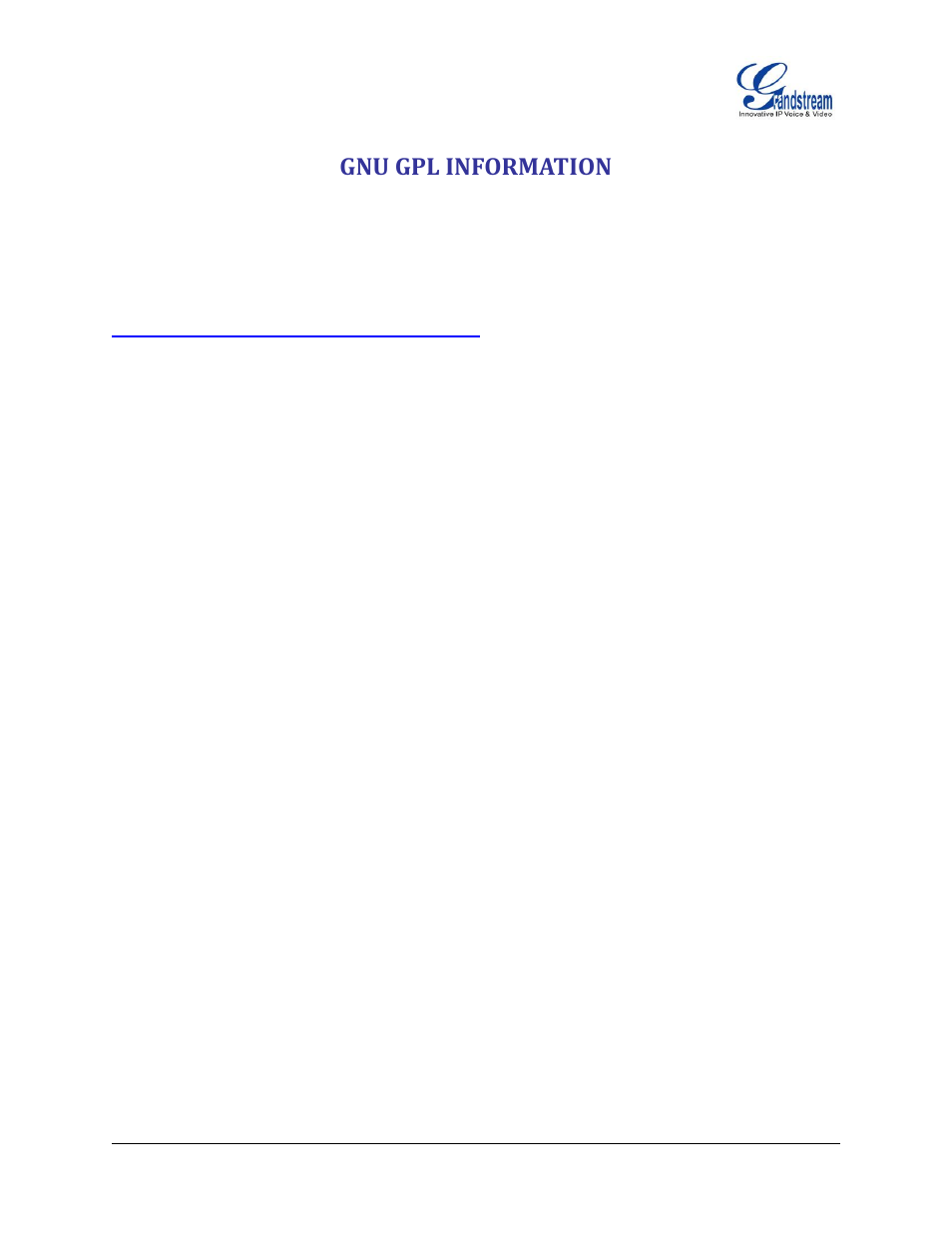 Gnu gpl information | Grandstream GXP2200 User Manual User Manual | Page 11 / 162