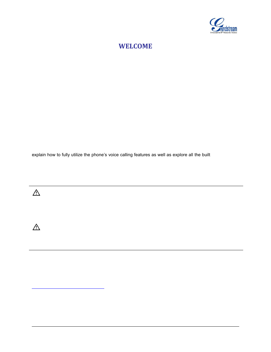 Welcome | Grandstream GXP2200 User Manual User Manual | Page 14 / 162