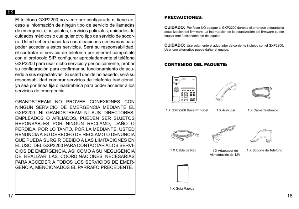 Grandstream GXP2200 Quick Installation Guide User Manual | Page 11 / 30