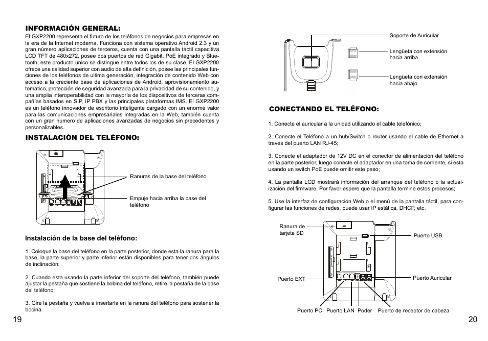 Grandstream GXP2200 Quick Installation Guide User Manual | Page 12 / 30