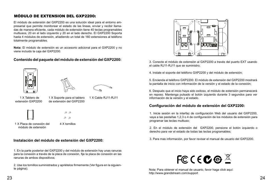 Grandstream GXP2200 Quick Installation Guide User Manual | Page 14 / 30