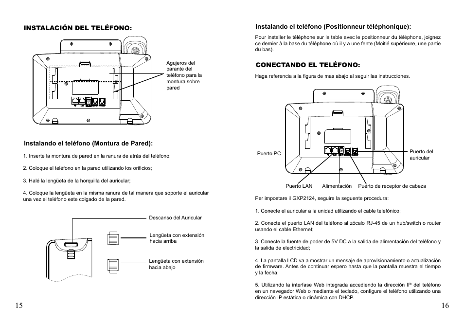 Grandstream GXP2124 Quick Installation Guide User Manual | Page 10 / 23
