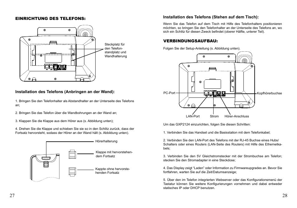 Bookmark 1 | Grandstream GXP2124 Quick Installation Guide User Manual | Page 16 / 23