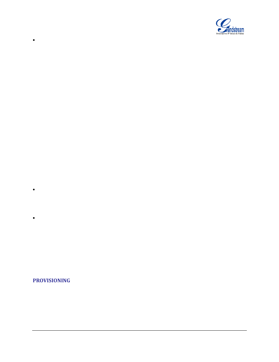 Provisioning | Grandstream XML Application Guide User Manual | Page 8 / 15