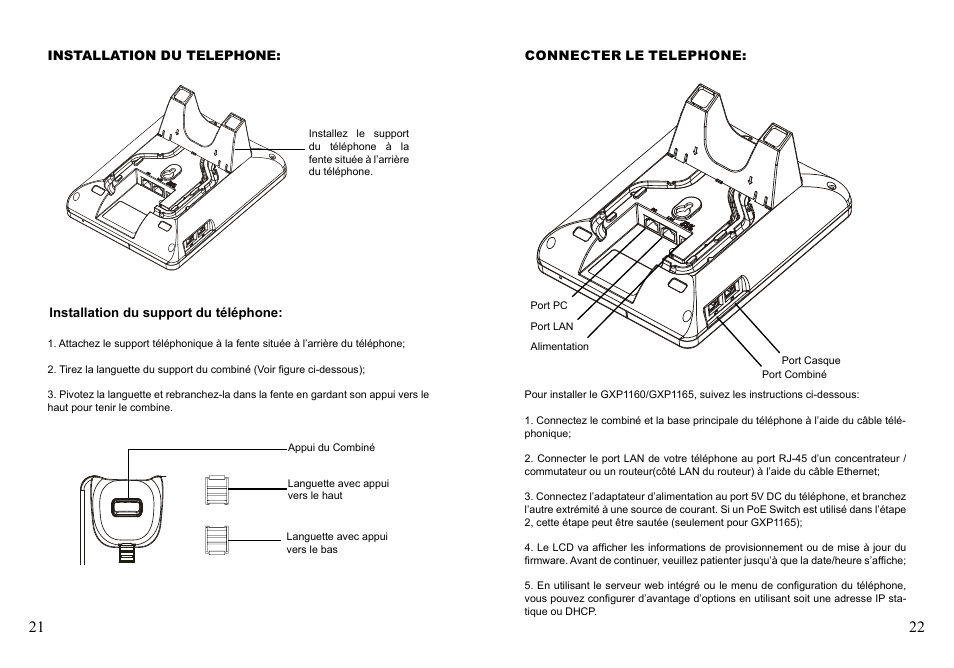 Grandstream GXP1160 Quick Installation Guide User Manual | Page 13 / 23