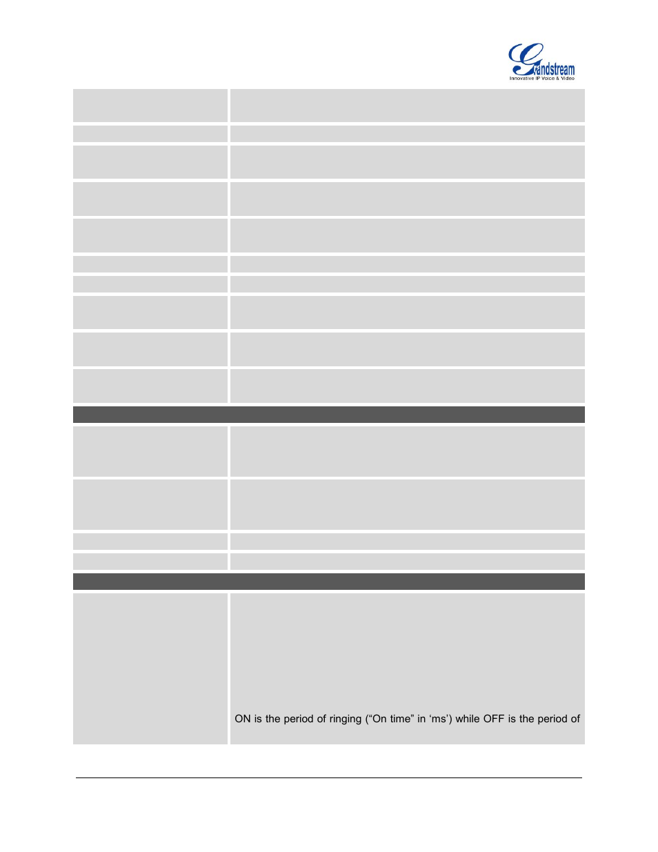 Grandstream GXP1100 User Manual User Manual | Page 40 / 55