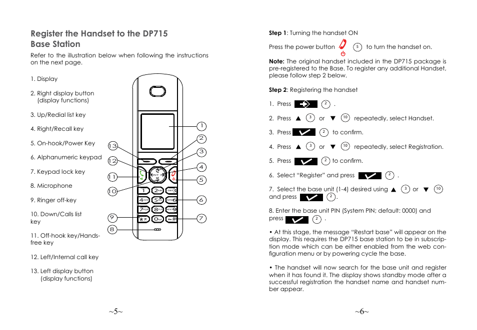 Grandstream DP715 Quick Start Guide User Manual | Page 5 / 34