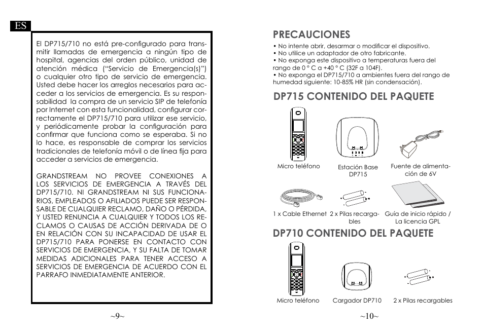 Grandstream DP715 Quick Start Guide User Manual | Page 7 / 34