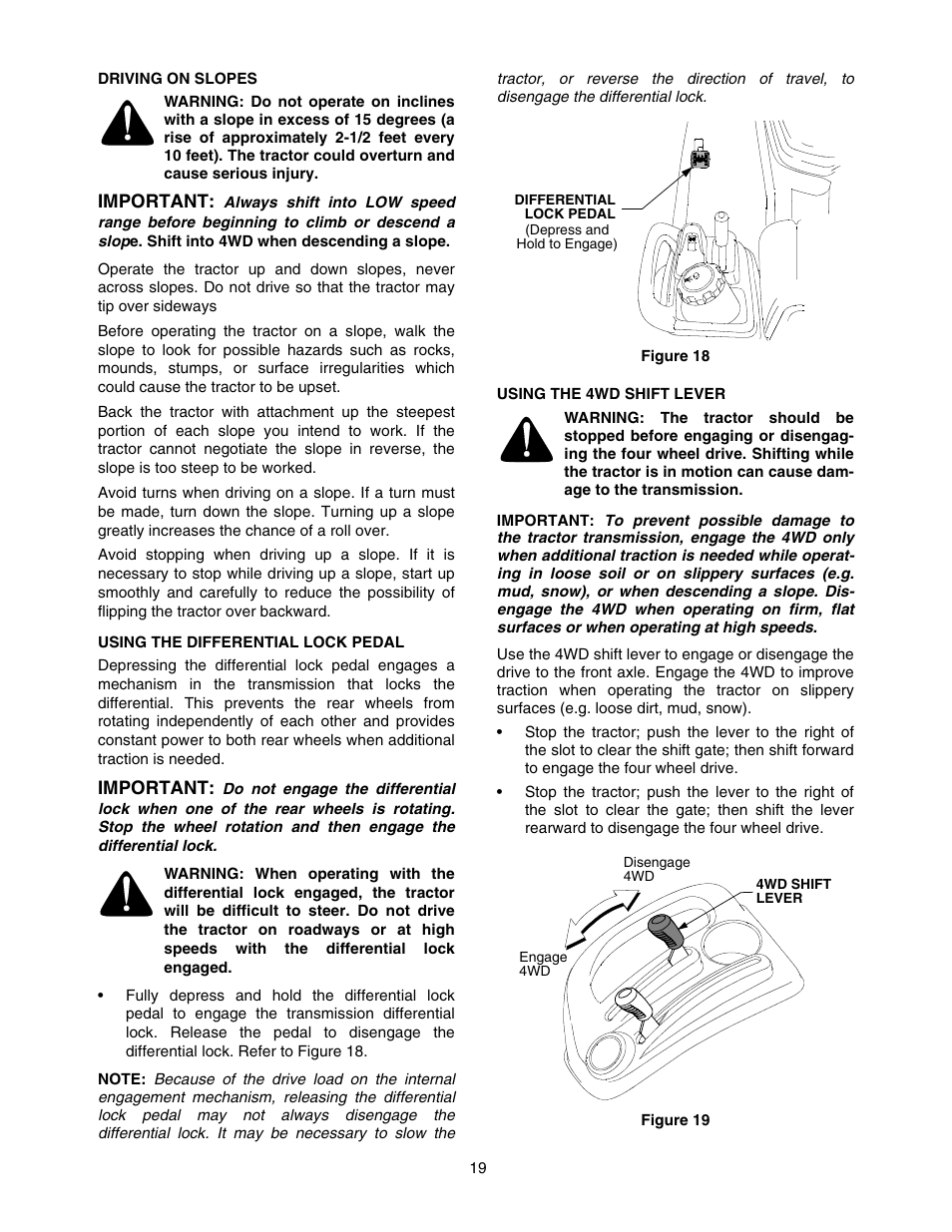 Cub Cadet 5254 User Manual | Page 19 / 52