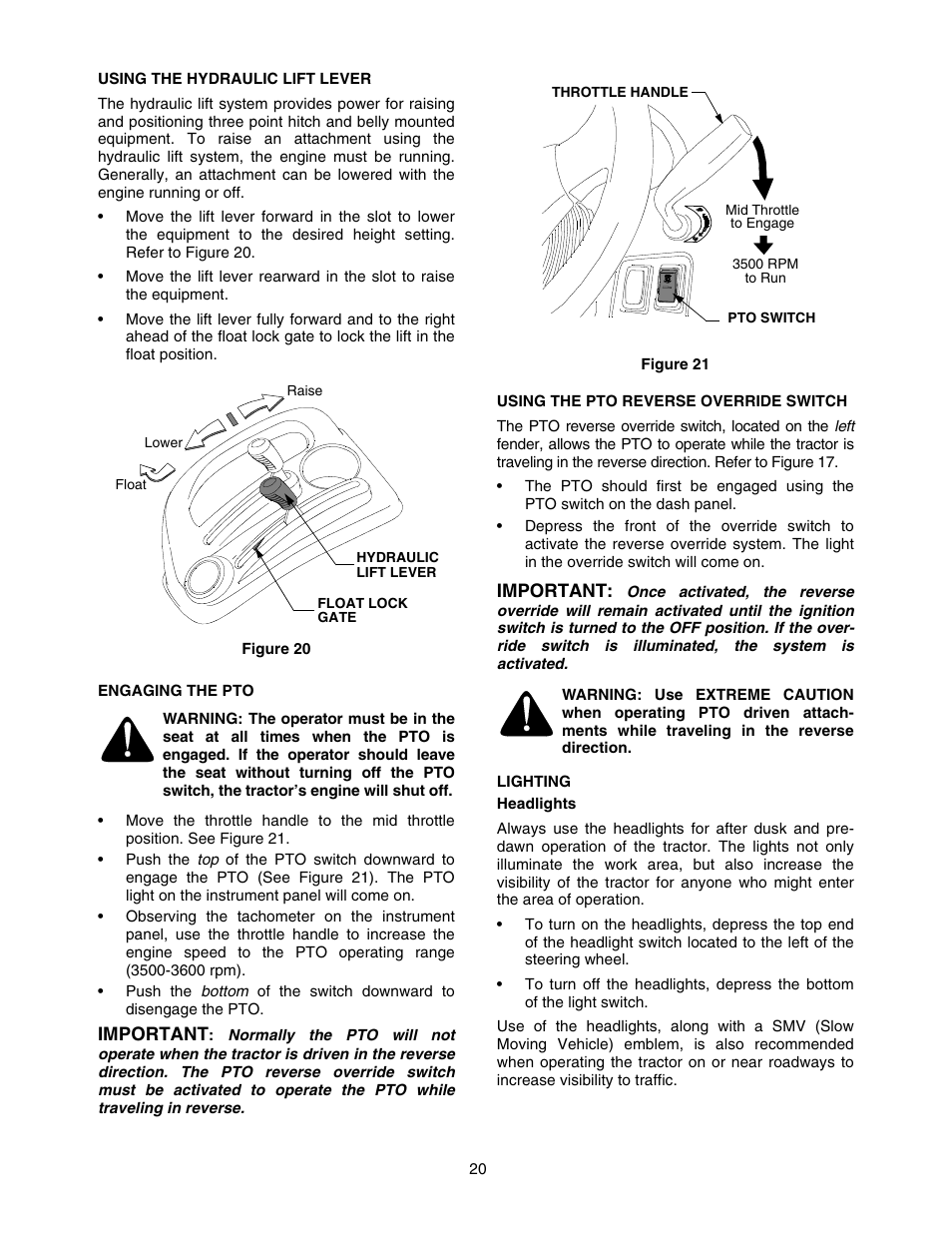 Cub Cadet 5254 User Manual | Page 20 / 52