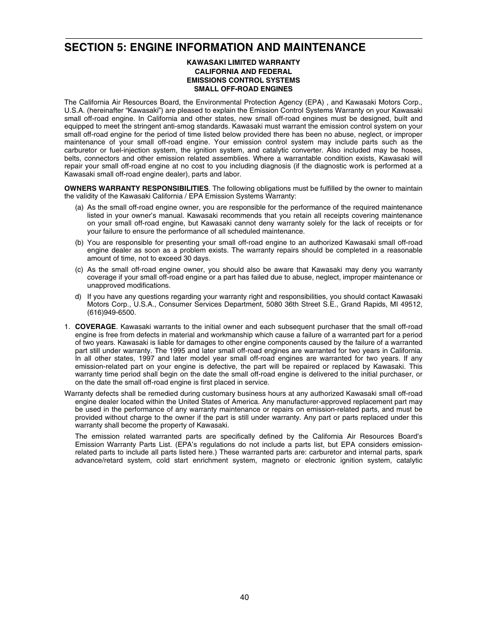 Cub Cadet 5254 User Manual | Page 40 / 52