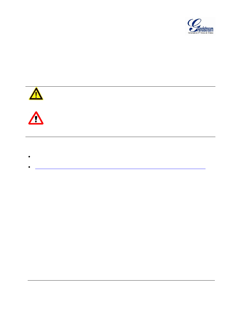Warranty | Grandstream GVR3550 User Manual User Manual | Page 11 / 120