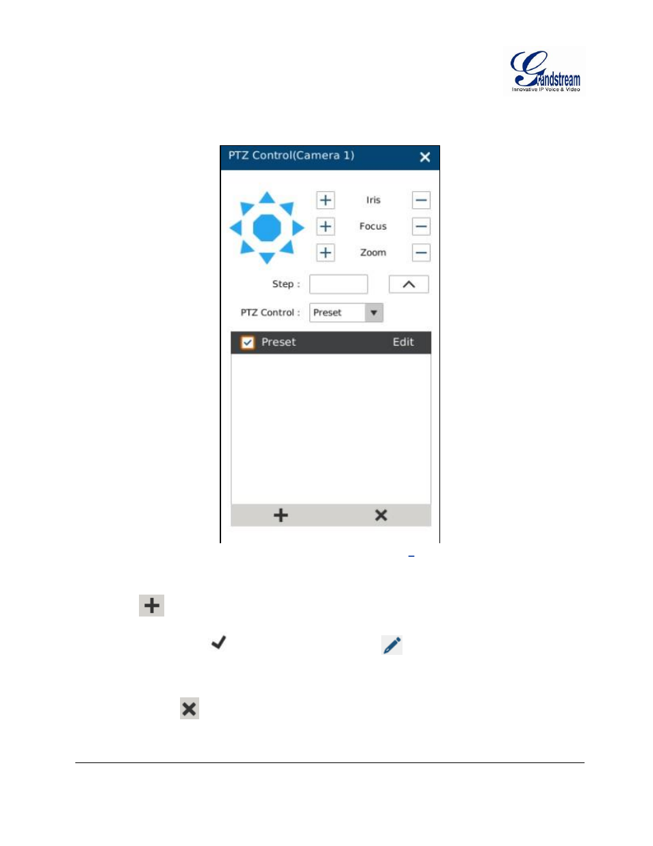 Preset, Igure, Gvr3550 | Ontrol, Reset | Grandstream GVR3550 User Manual User Manual | Page 38 / 120
