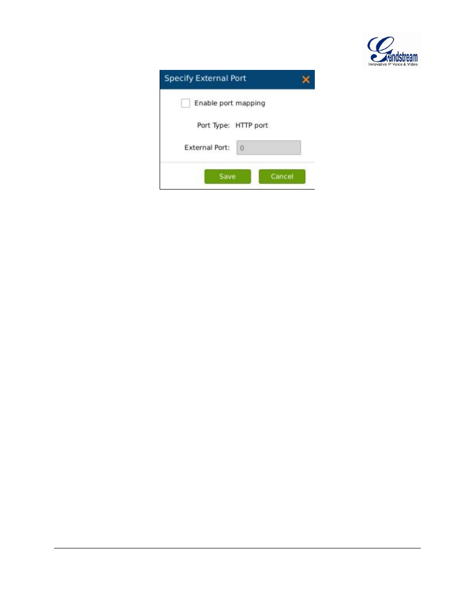Enable dhcp, Enable, Dhcp | Igure, Gvr3550, Pecify, Xternal | Grandstream GVR3550 User Manual User Manual | Page 69 / 120