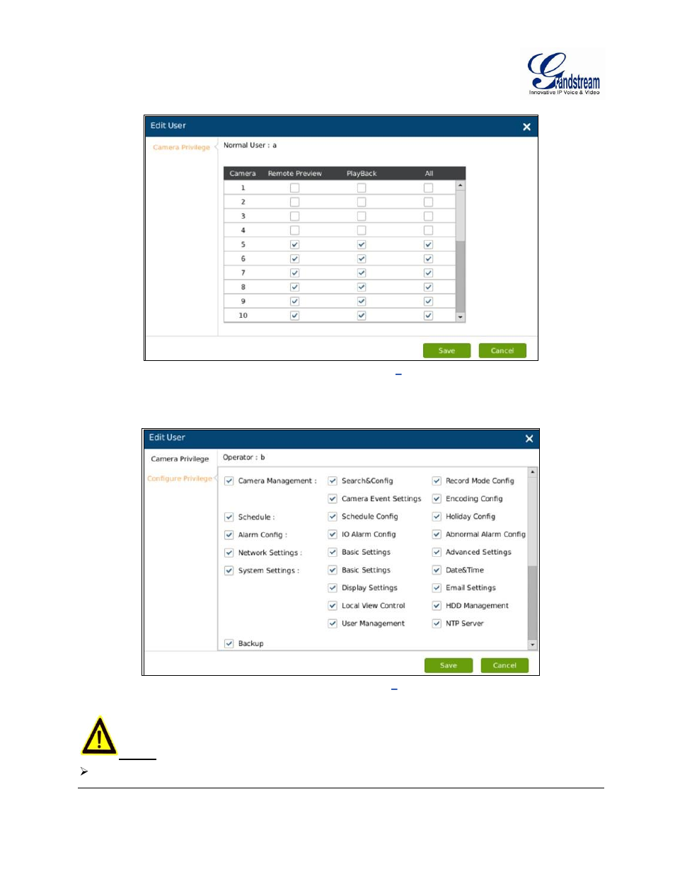 Igure, Gvr3550, Anagement | Ormal, Perator | Grandstream GVR3550 User Manual User Manual | Page 81 / 120