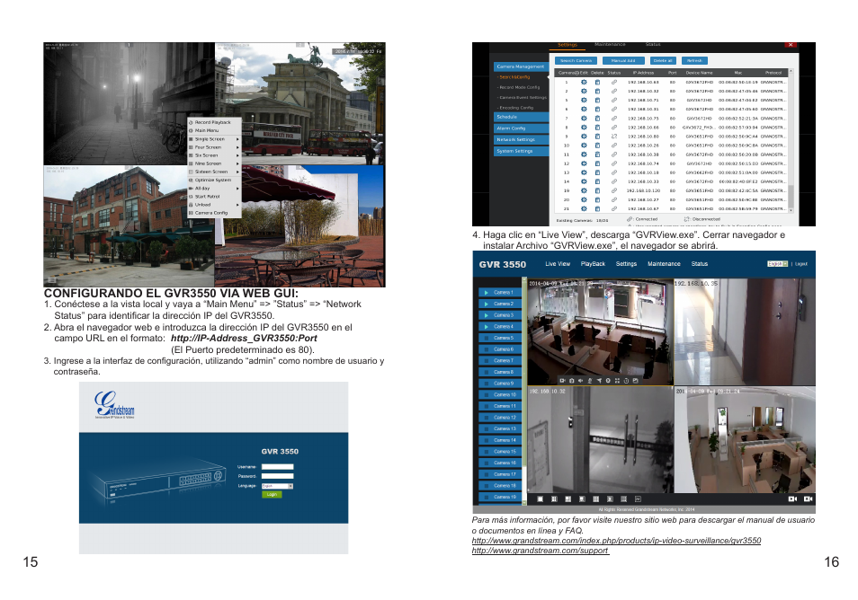 Grandstream GVR3550 Quick Installation Guide User Manual | Page 10 / 38