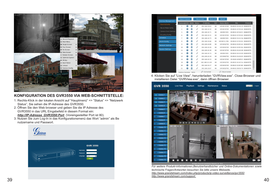 Grandstream GVR3550 Quick Installation Guide User Manual | Page 22 / 38