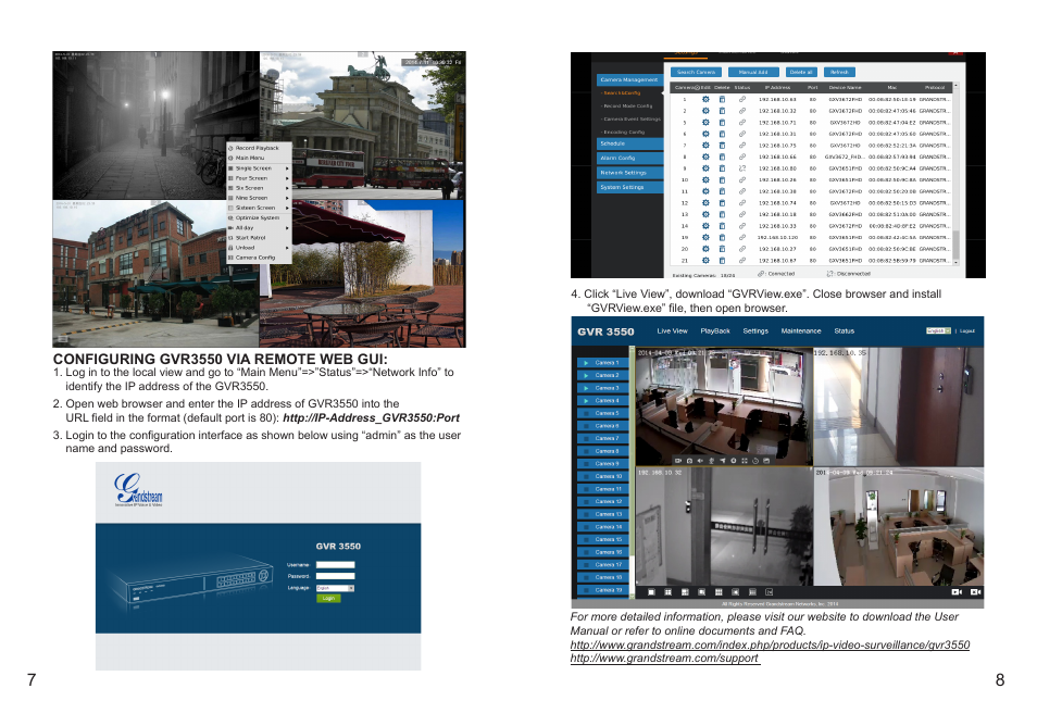 Grandstream GVR3550 Quick Installation Guide User Manual | Page 6 / 38