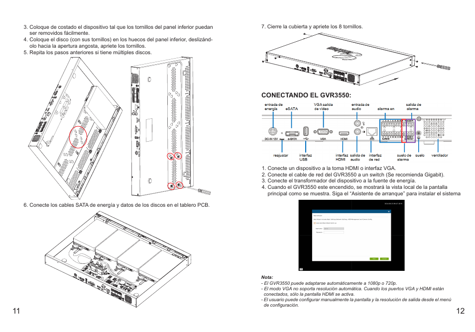 Grandstream GVR3550 Quick Installation Guide User Manual | Page 8 / 38