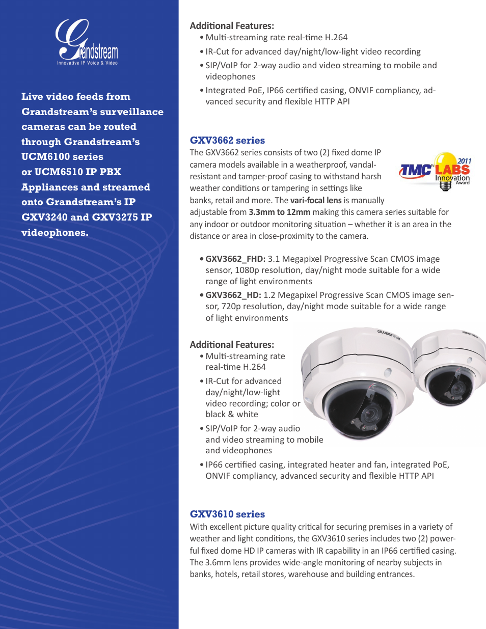 Grandstream Surveillance Buyer's Guide User Manual | Page 12 / 29