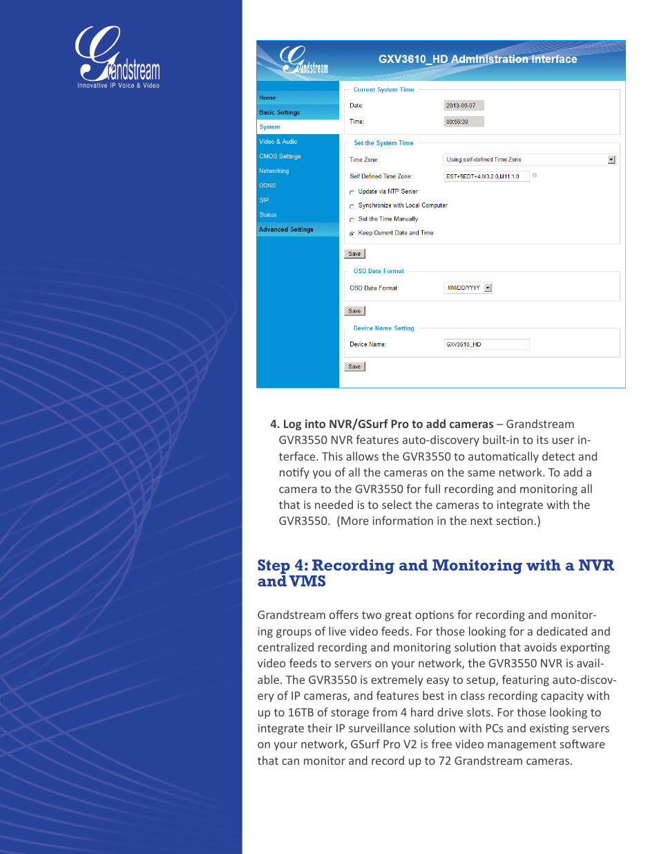 Grandstream Surveillance Buyer's Guide User Manual | Page 18 / 29