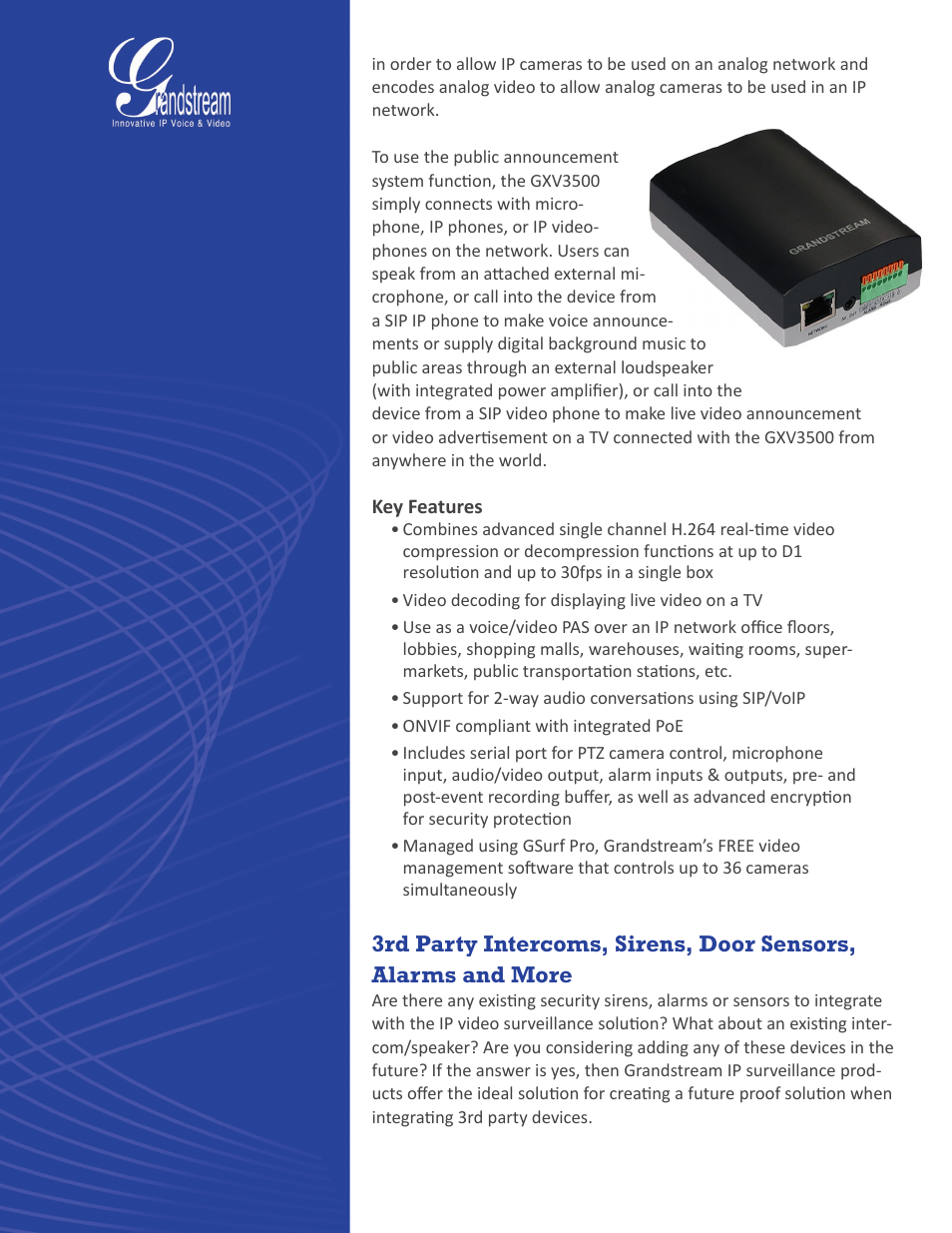 Grandstream Surveillance Buyer's Guide User Manual | Page 25 / 29