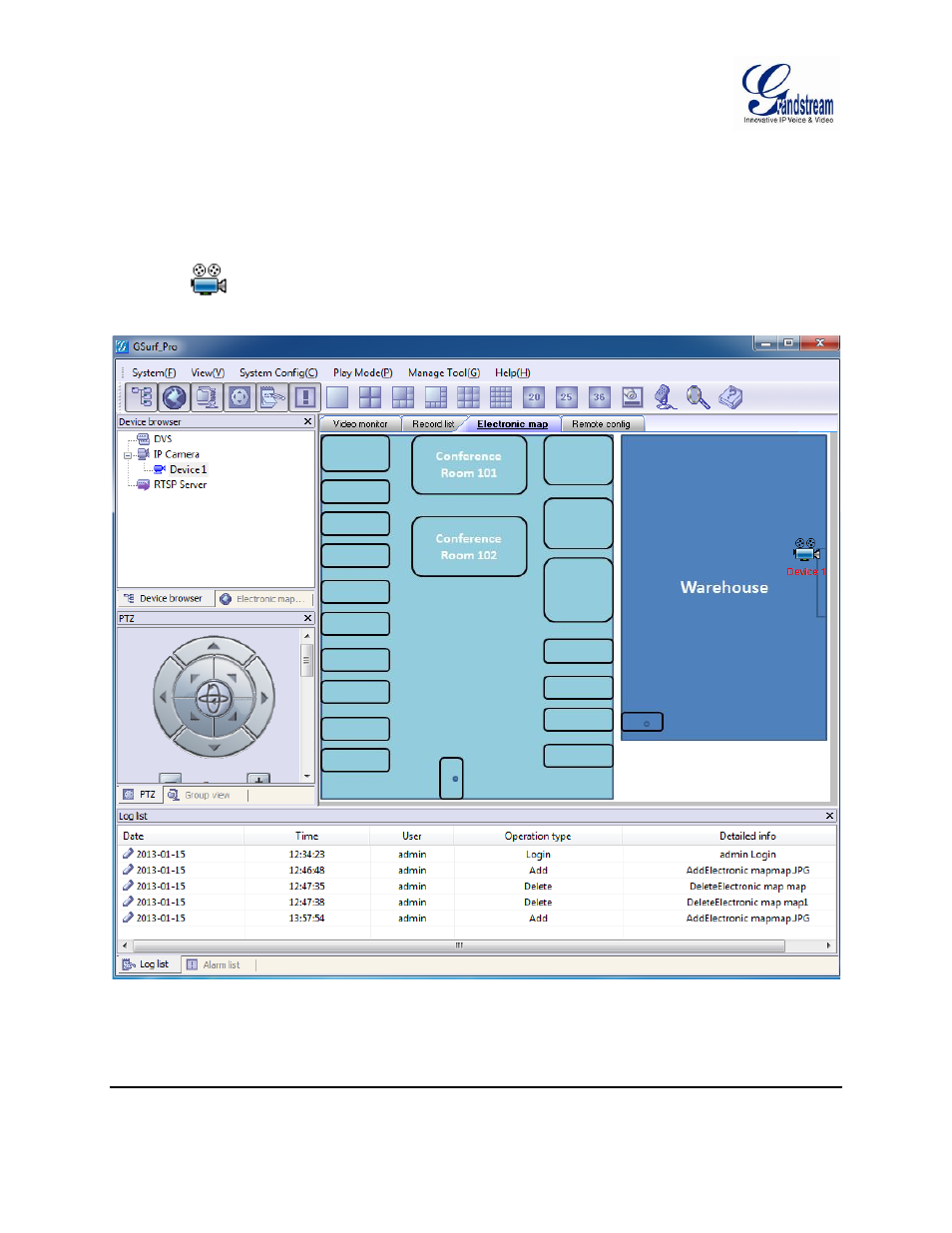 Add device to map, Figure 21: add map alarm | Grandstream GSurf Pro User Manual User Manual | Page 27 / 45