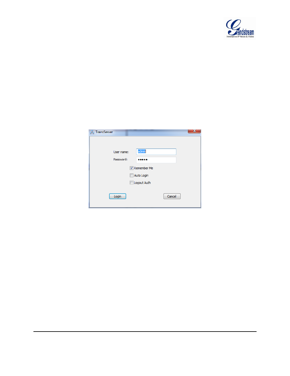 Gsurf_pro transfer server, Server side | Grandstream GSurf Pro User Manual User Manual | Page 37 / 45