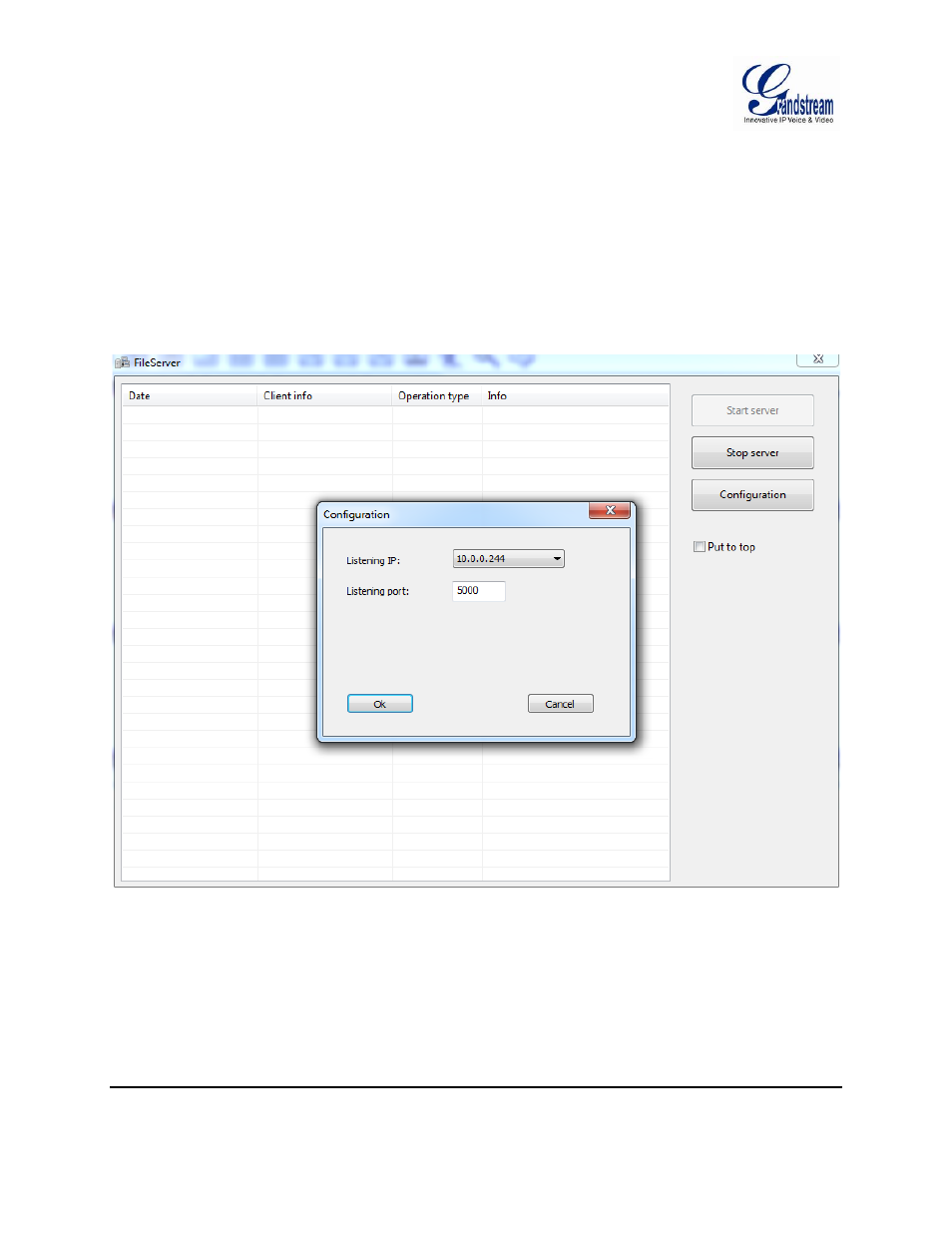Gsurf_pro file server, Server side, Client side | Figure 34: gsurf_pro file server | Grandstream GSurf Pro User Manual User Manual | Page 40 / 45