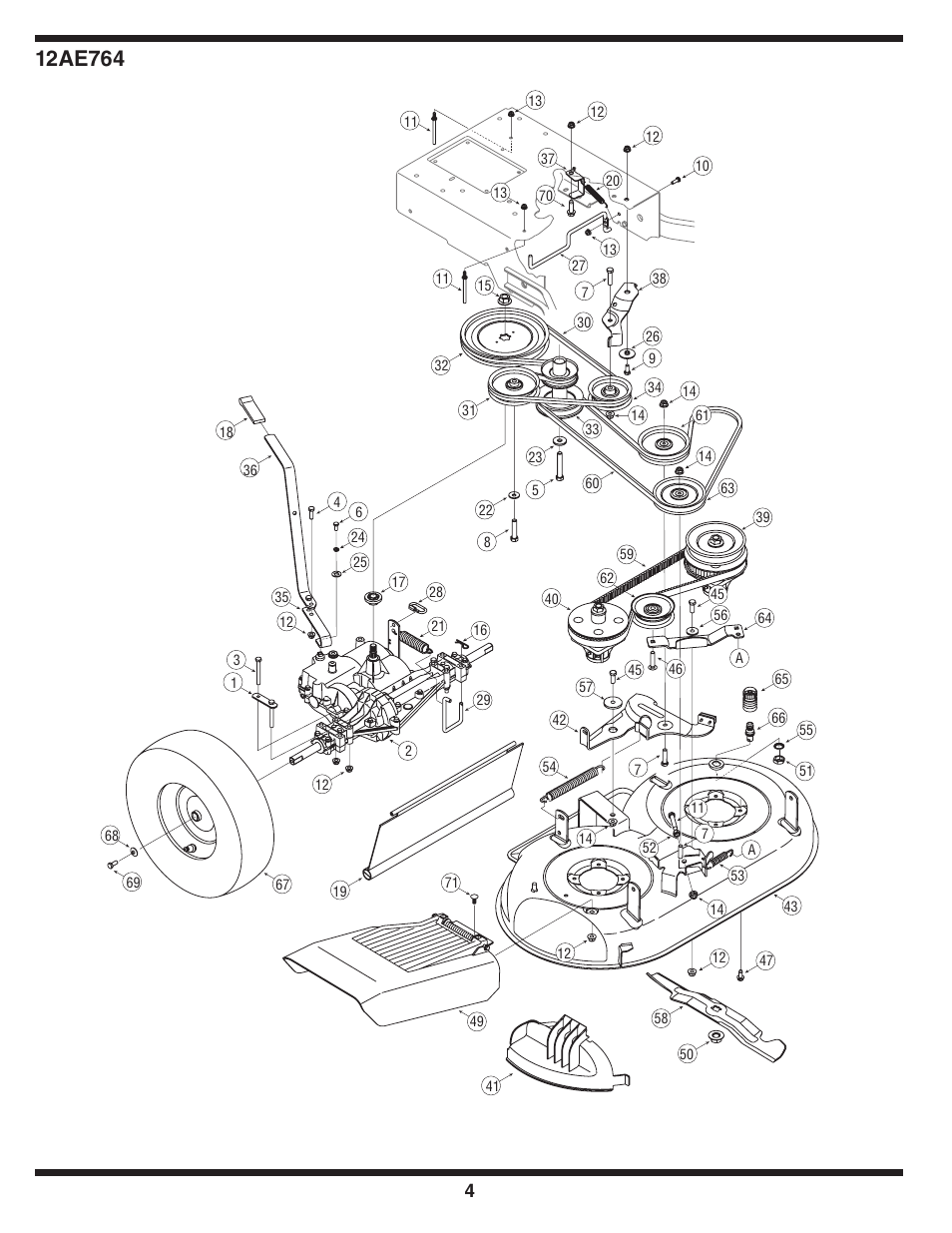 1ae764 | Cub Cadet Time Saver User Manual | Page 4 / 16