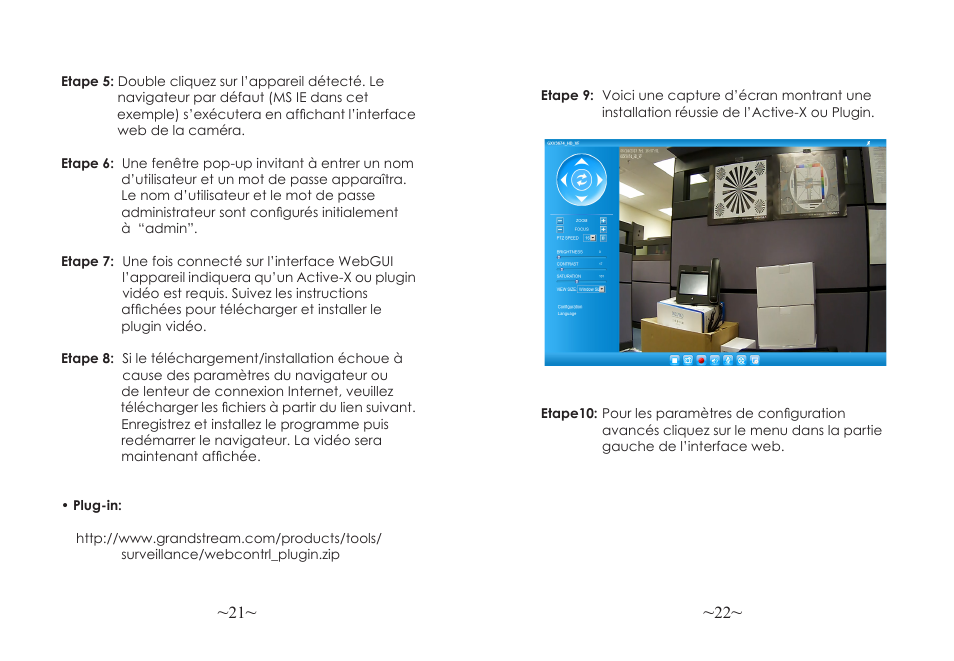 Grandstream GXV3674 v2 Quick Installation Guide User Manual | Page 13 / 38