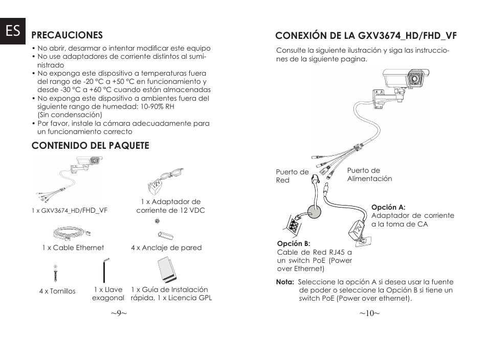 Grandstream GXV3674 v2 Quick Installation Guide User Manual | Page 7 / 38