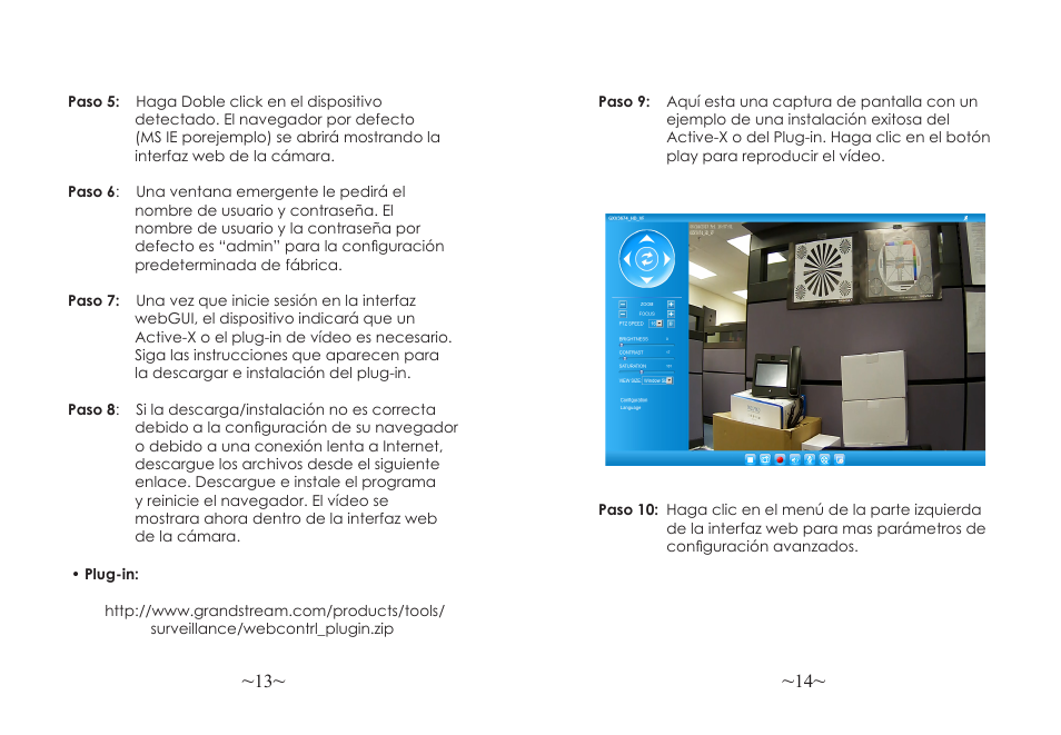 Grandstream GXV3674 v2 Quick Installation Guide User Manual | Page 9 / 38
