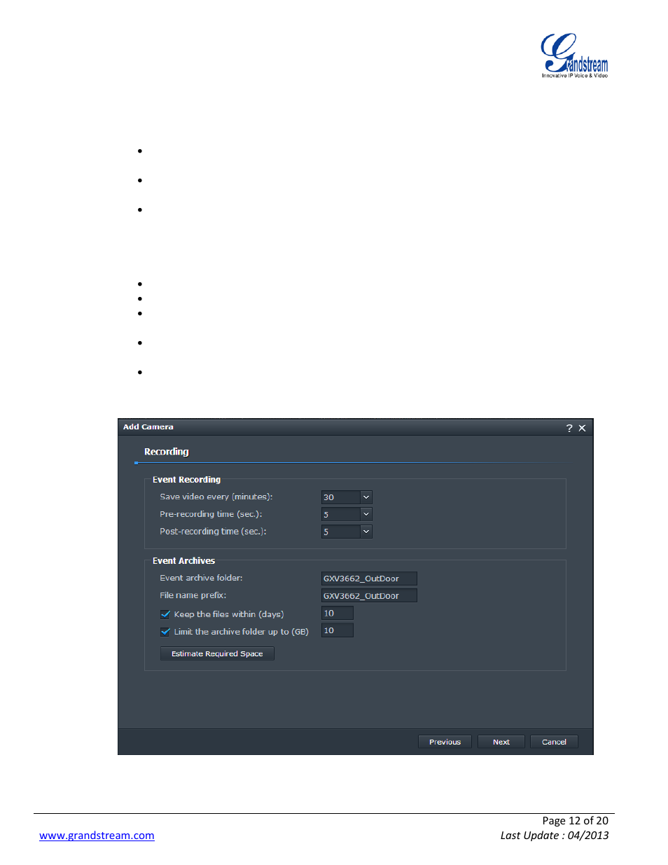 Grandstream Synology User Manual | Page 12 / 20