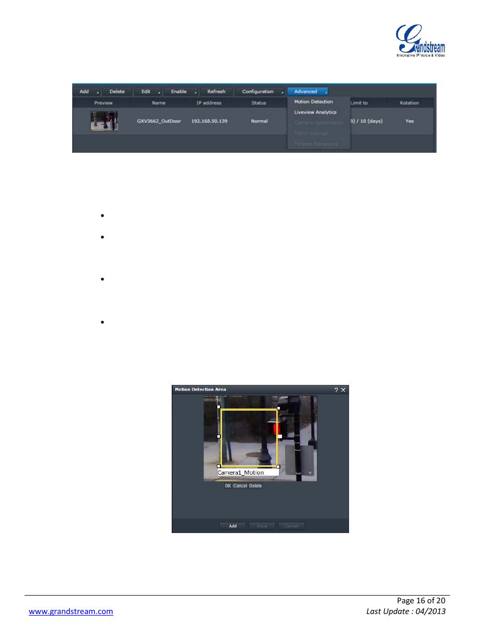 Grandstream Synology User Manual | Page 16 / 20