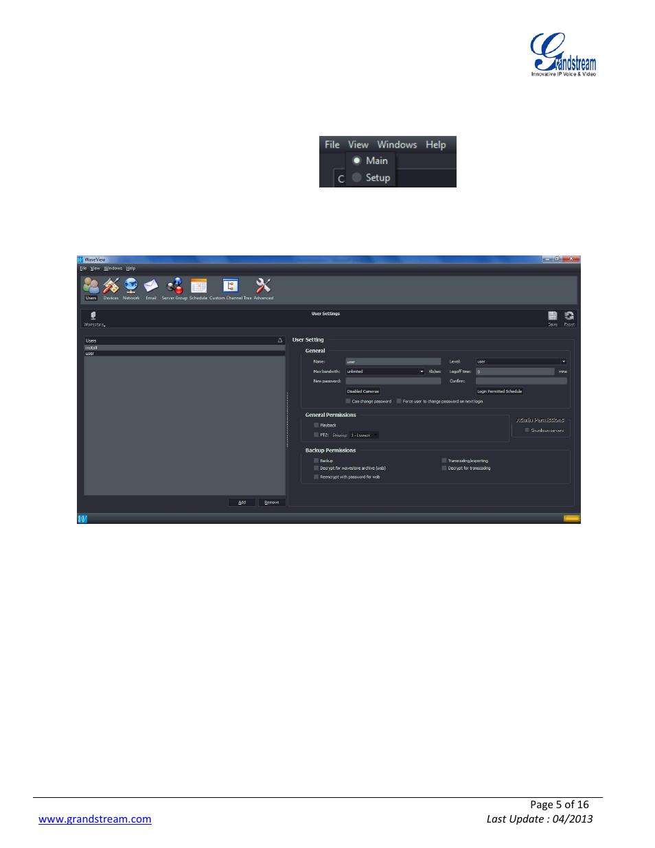 Dding, Ameras and, Ideo | Ncoders, Ecoders | Grandstream Wavestore User Manual | Page 5 / 16