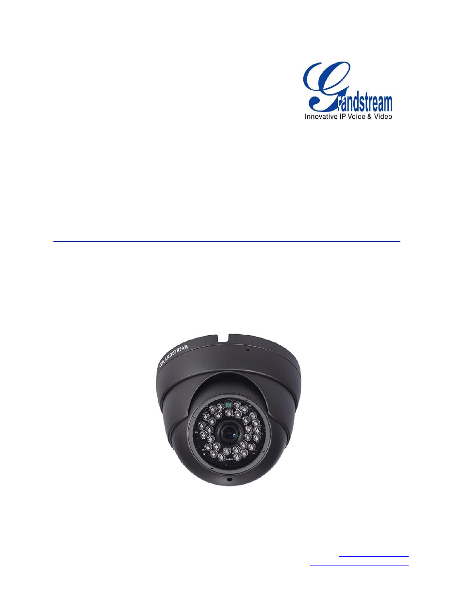 Grandstream GXV3610 2 Series Mounting Installation Guide User Manual | 14 pages